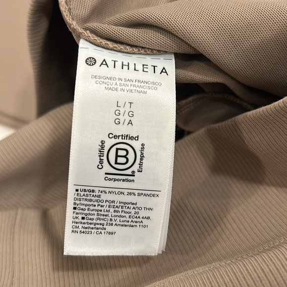 Athleta Venice Flare Pant Large Tall High Waisted Pull On Elastic Athletic Slits - Picture 7 of 16